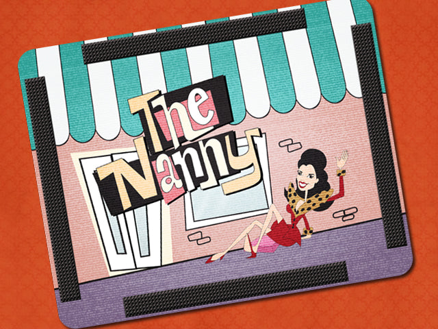 1970’s Style Retro TV Purse The Nanny TV Series Interchangeable Screen