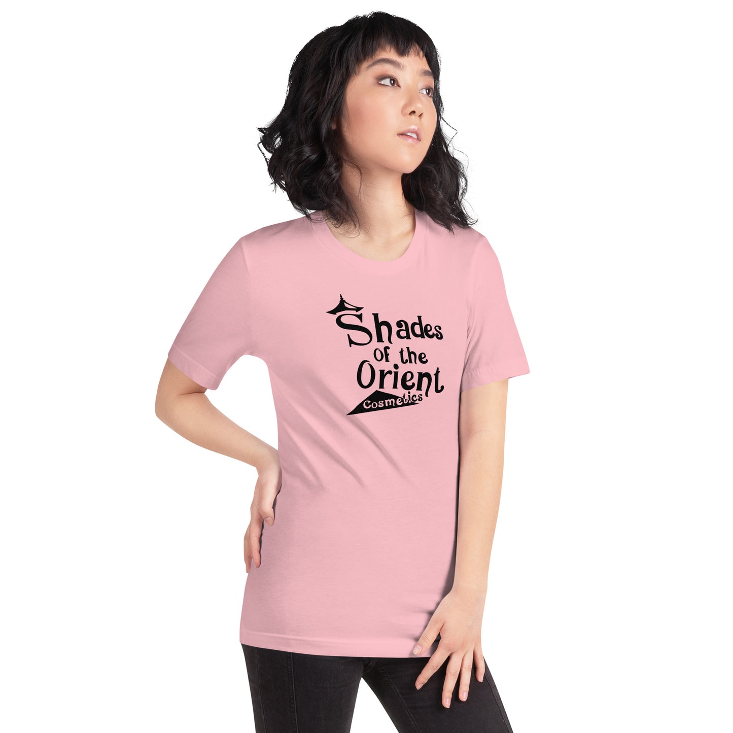 Pink and Black T-Shirt Inspired by TV Series The Nanny Fran Fine Shades of the Orient Cosmetics Makeup Case