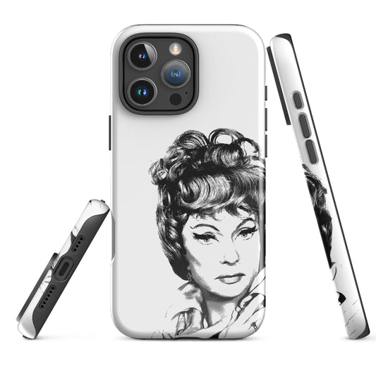 Phone Case for iPhone of Bewitched TV Series Endora Actress Agnes Mooreead