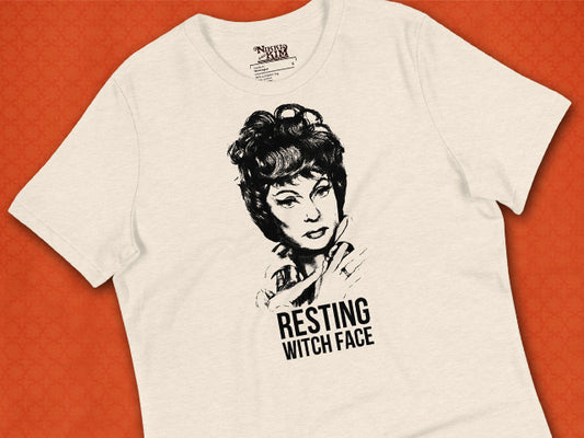 T-Shirt of Bewitched TV Series Endora Resting Witch Face