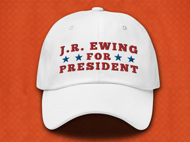 Election Ball Cap with JR Ewing For President of Dallas TV Series