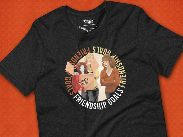 Graphic T-Shirt of Reba TV Series Characters Reba and Barbara Jean