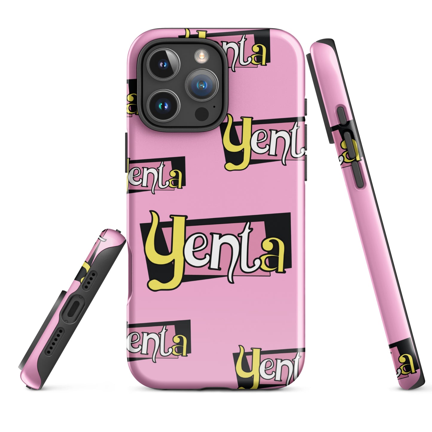 Pink and Black iPhone Case Inspired by TV Series The Nanny Logo